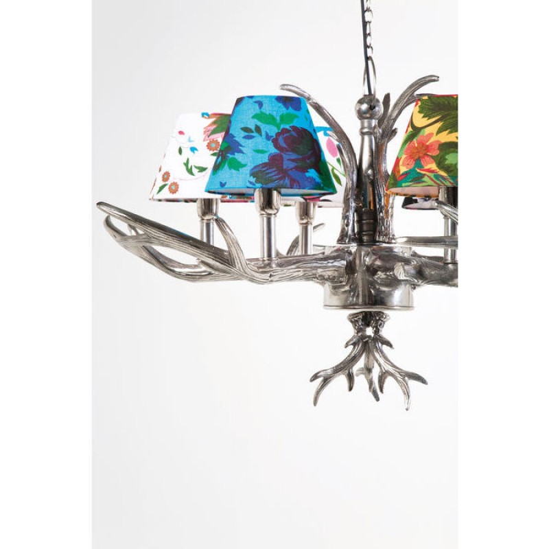 Pendant Lamp Antler Flowers 6-Branched